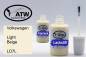 Preview: Volkswagen, Light Beige, LD7L: 20ml Lackstift + 20ml Klarlack - Set, von ATW Autoteile West.